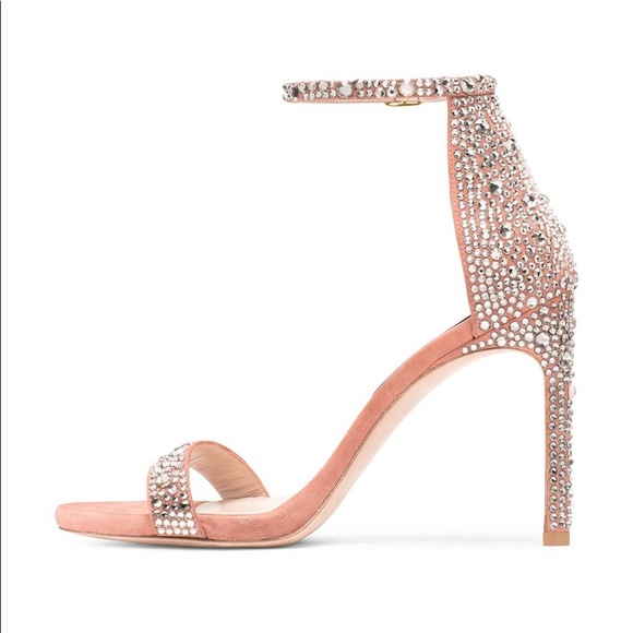 Stuart Weitzman Crystal Sandals - Picture 5 of 16